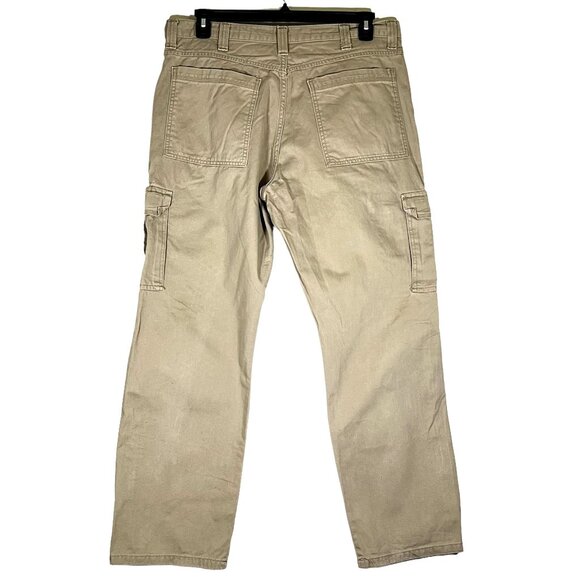 Wrangler Jeans - Men's Size 36 X 32 - Beige Khaki Cargo Classic Authentic Issue - Picture 3 of 10